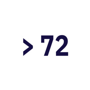 > 72