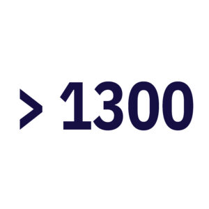> 1300