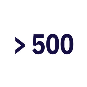 > 500